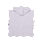 Meyco - Badstof Wavy Poncho - Soft Lavender - 1-3 Jaar