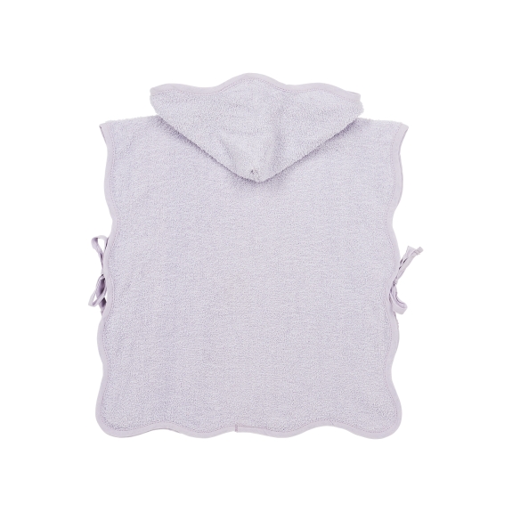 Meyco - Badstof Wavy Poncho - Soft Lavender - 1-3 Jaar