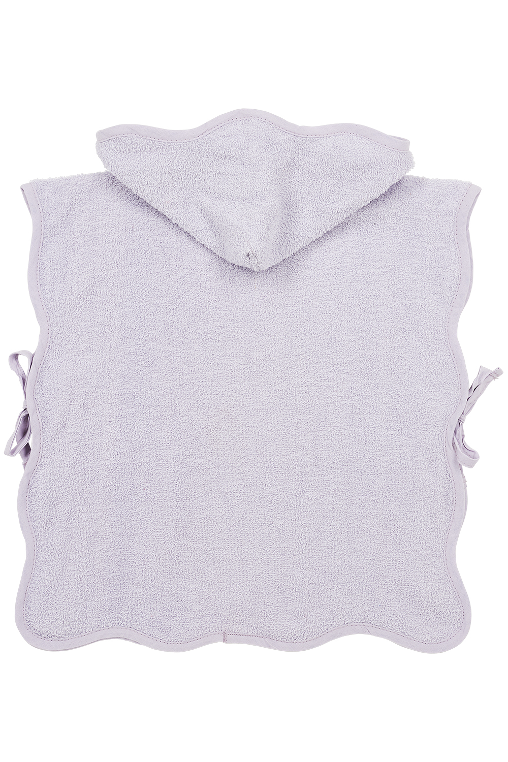 Badstof Wavy Poncho - Soft Lavender - 1-3 Jaar - afbeelding 3