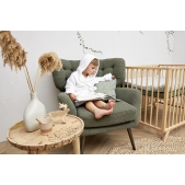 Meyco - Badjas Badstof Uni - Wit - Maat 98/104