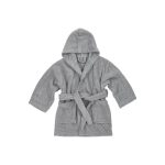 Badstof Badjas Grijs - Maat 86/92