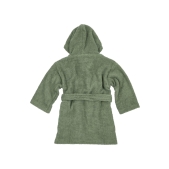 Meyco - Badstof Badjas - Groen - Maat 98/104