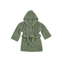 Meyco - Badstof Badjas - Groen - Maat 98/104