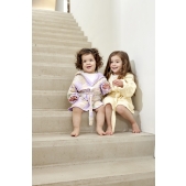 Meyco - Badjas van Badstof - Zacht Geel - Maat 98/104