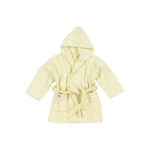 Badjas Badstof Uni Soft Yellow 86/92