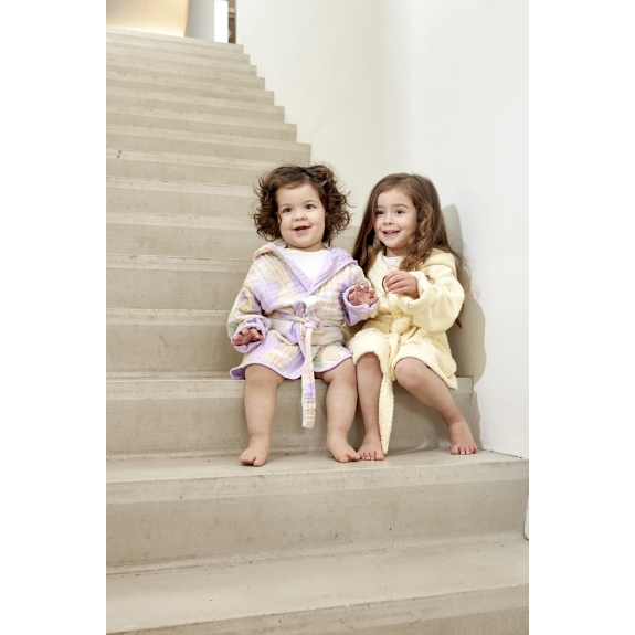 Meyco - Badjas Badstof Uni Soft Yellow 86/92