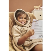 Meyco - Badjas van Badstof - Sand - Maat 98/104