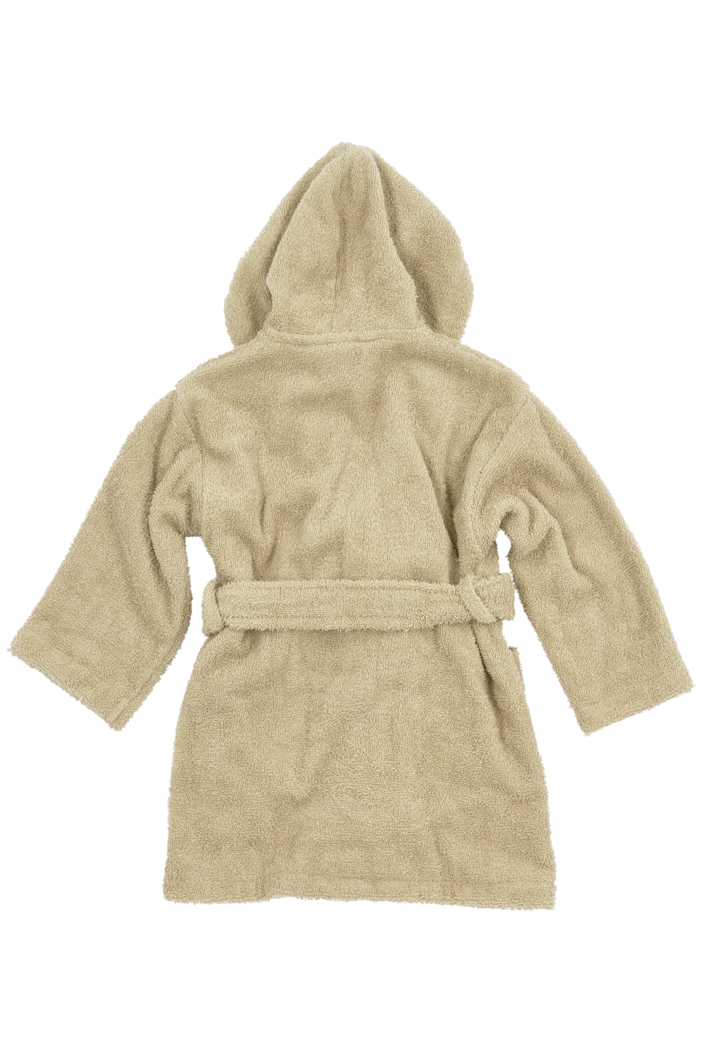 Badjas van Badstof - Sand - Maat 98/104 - afbeelding 3