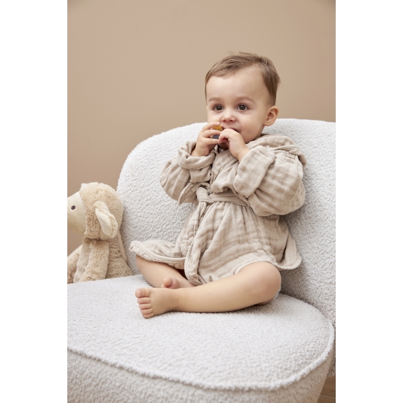 Meyco - Badjas Hydrofiel Uni - Sand - 86/92