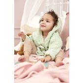 Meyco - Badjas Hydrofiel Uni Soft Green - 86/92