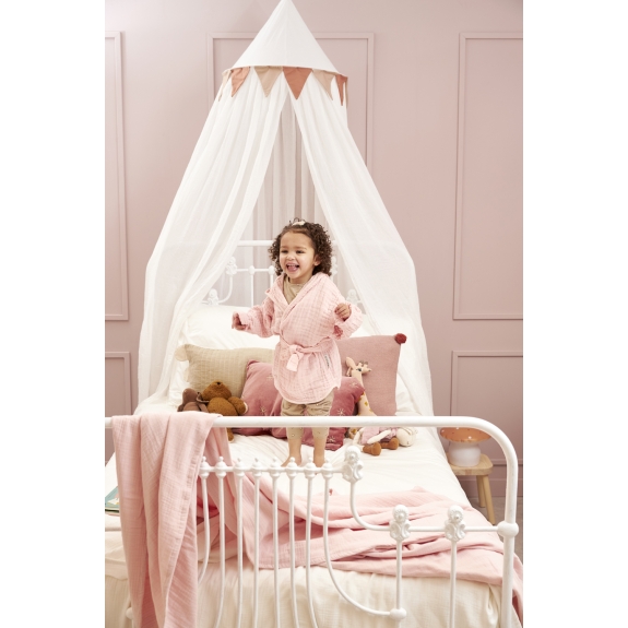 Meyco - Badjas Hydrofiel Uni Soft Pink - 74/80