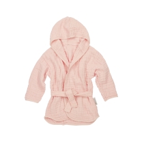 Meyco - Badjas Hydrofiel Uni Soft Pink - 74/80