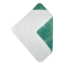 Badcape met Fijne Lijnen - Smaragdgroen - 90x90cm