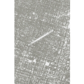 Badcape met Fijne Strepen - Licht Grijs - 90x90cm