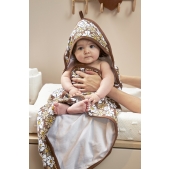 Meyco - Badcape Vintage Bloem - 90x90cm