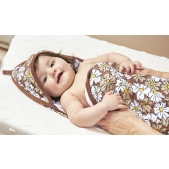 Meyco - Badcape Vintage Bloem - 90x90cm