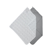 Meyco - Badcape 2-Pack Cheetah/Uni Grijs 80x80cm