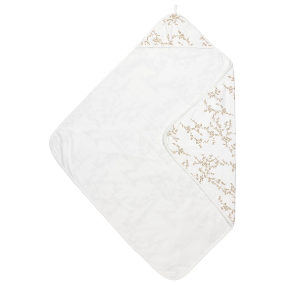 Meyco - Badcape met Bladeren - zand - 90x90cm