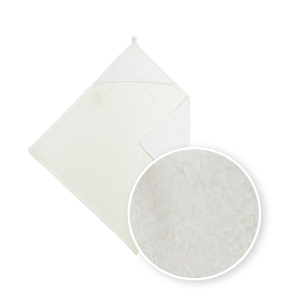 Meyco - Badcape BouclÃ© - Offwhite - 80x80cm