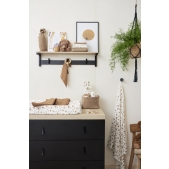 Meyco - Badcape Stains - Neutraal - 90x90cm