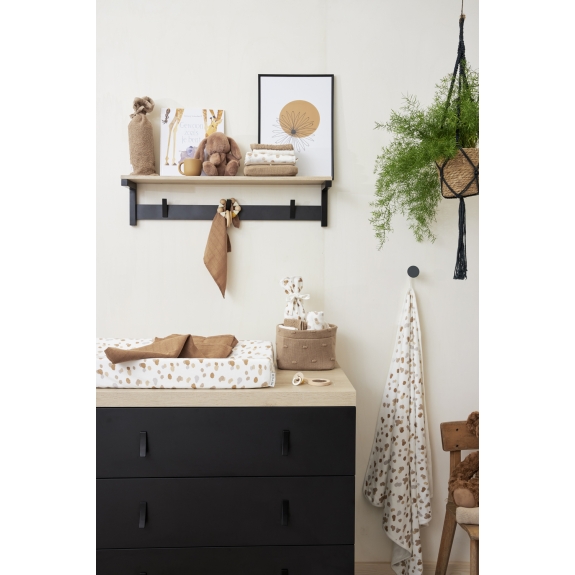 Meyco - Badcape Stains - Neutraal - 90x90cm