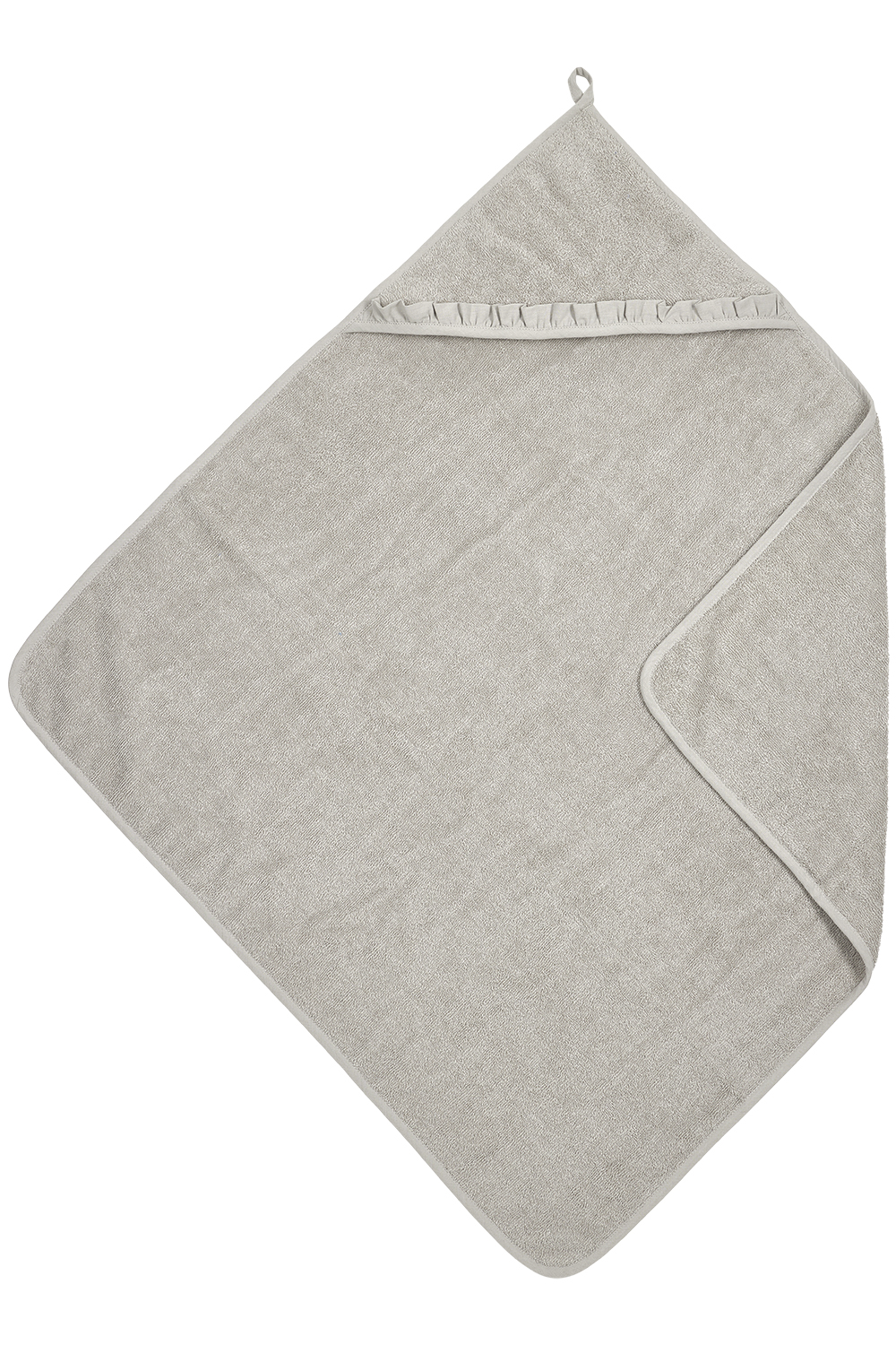 Badcape Ruffle - Greige - 80x80cm