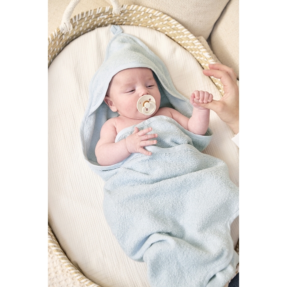 Meyco - Badcape Wavy - Grijs Blauw - 80x80cm