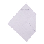 Badcape van Badstof Wavy - Soft Lavender - 80x80cm