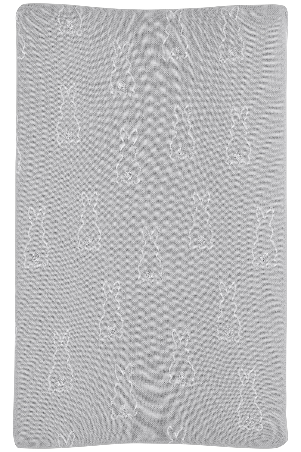 Aankleedkussenhoes met Konijn - Zilver - 50x70cm - afbeelding 3