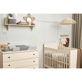 Aankleedkussenhoes Knit Basic - Grijs Melange - 50x70cm