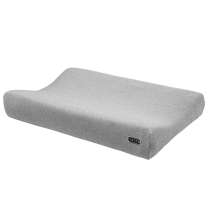 Aankleedkussenhoes Knit Basic - Grijs Melange - 50x70cm