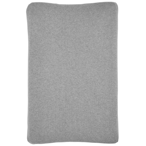Aankleedkussenhoes Knit Basic - Grijs Melange - 50x70cm