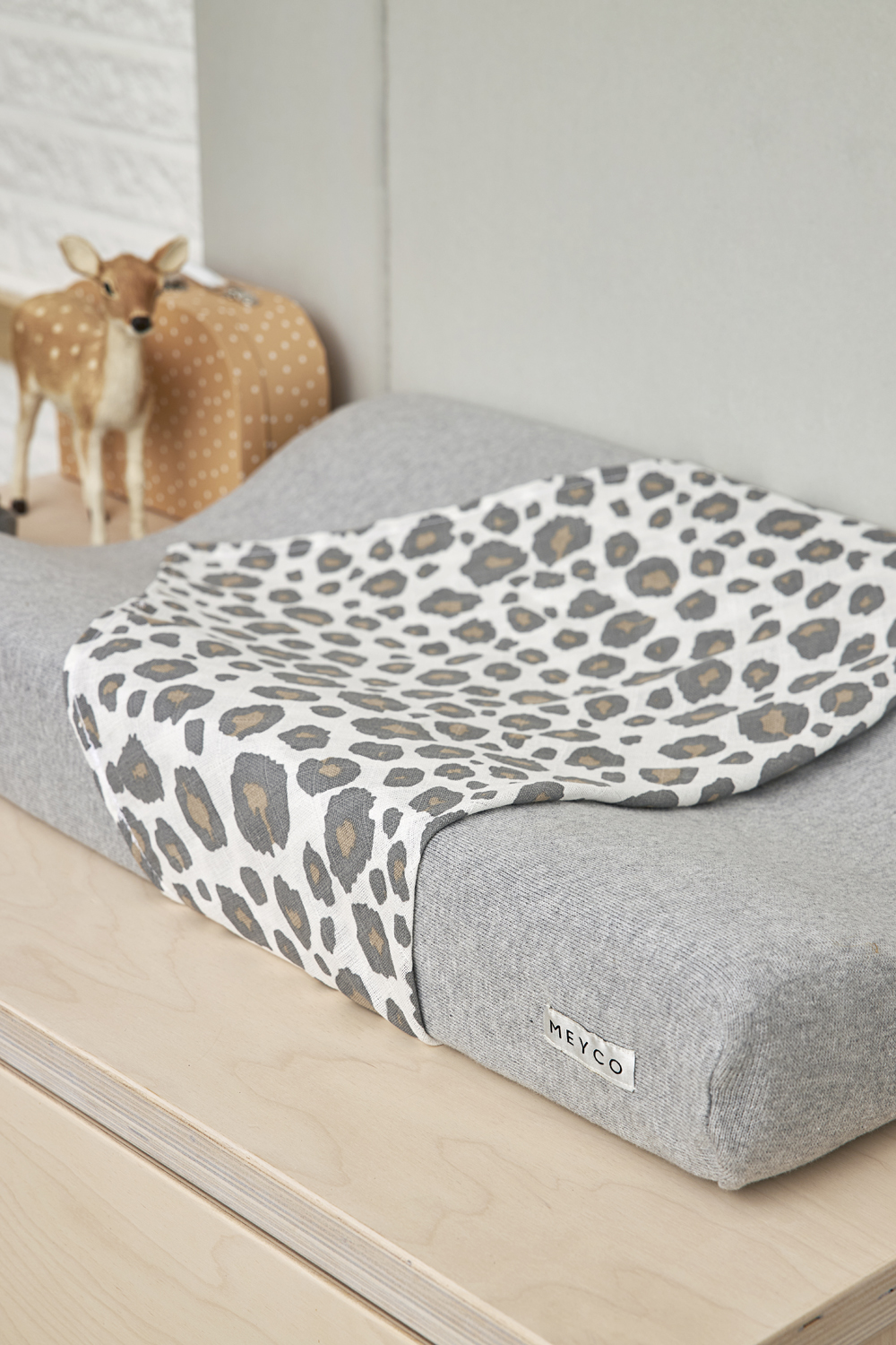 Aankleedkussenhoes Knit Basic - Grijs Melange - 50x70cm - afbeelding 2