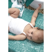 Aankleedkussenhoes Fine Lines - Smaragdgroen - 50x70cm