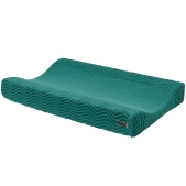 Aankleedkussenhoes Waves - Smaragdgroen - 50x70cm