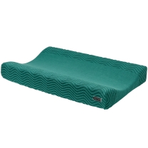 Aankleedkussenhoes Waves - Smaragdgroen - 50x70cm