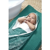 Aankleedkussenhoes Waves - Smaragdgroen - 50x70cm