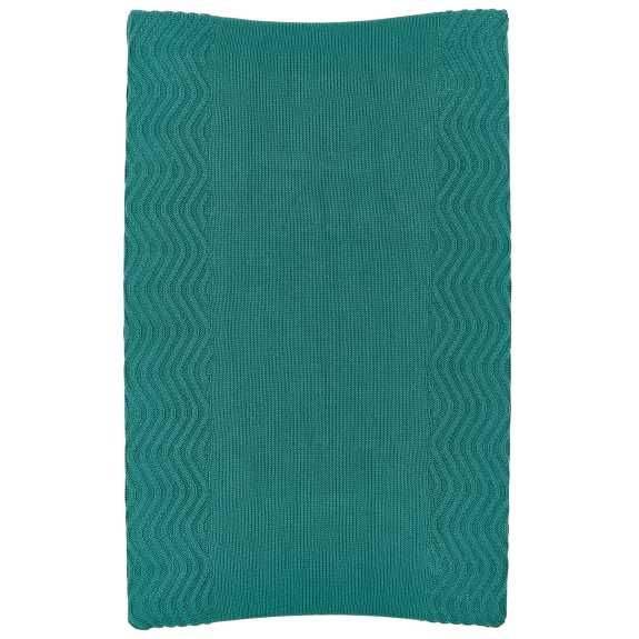 Aankleedkussenhoes Waves - Smaragdgroen - 50x70cm