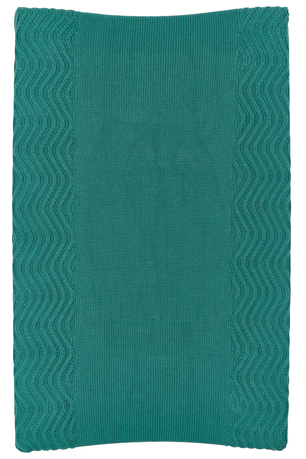 Aankleedkussenhoes Waves - Smaragdgroen - 50x70cm - afbeelding 3