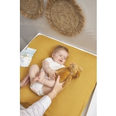 Aankleedkussenhoes 2-Pack Uni - Honey Gold - 85x75cm