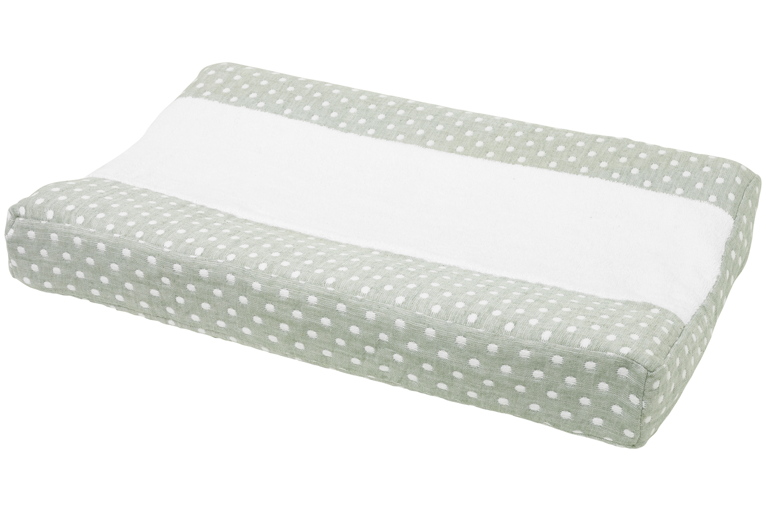 Aankleedkussenhoes Little Dots - Forest Green - 50x70cm