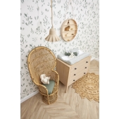 Aankleedkussenhoes Little Dots - Forest Green - 50x70cm