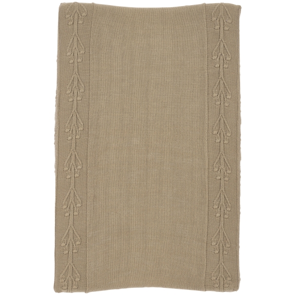 Romantische Bloem Aankleedkussenhoes - taupe - 50x70cm