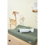 Biologisch Aankleedkussenhoes Diamond - Forest Green 50x