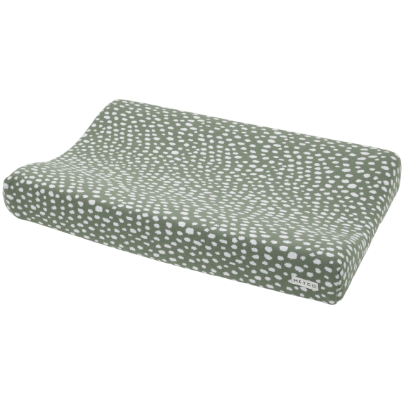 Meyco - Cheetah Aankleedkussenhoes - Groen - 50x70cm