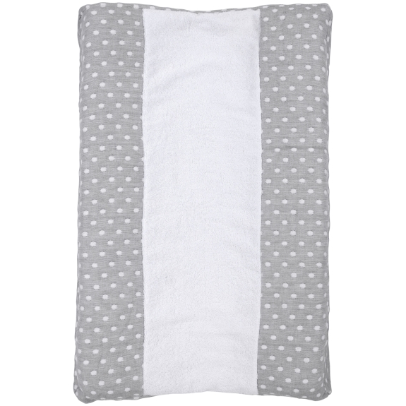 Meyco - Aankleedkussenhoes met Grijze Stippen - 50x70cm