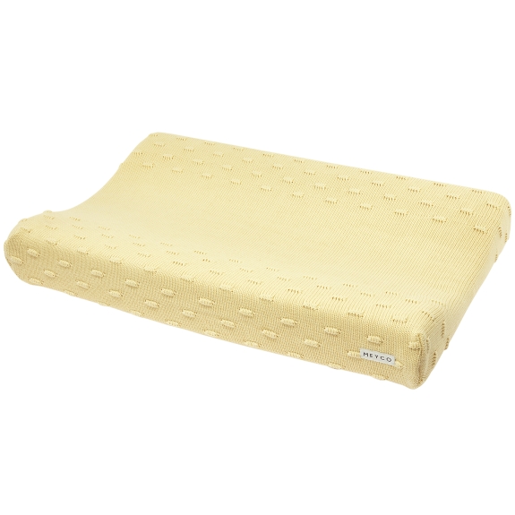 Meyco - Aankleedkussenhoes Knots - Geel - 50x70cm