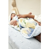 Meyco - Aankleedkussenhoes Knots - Lichtblauw - 50x70cm