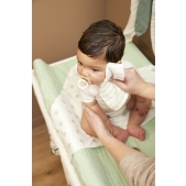 Aankleedkussenhoes Pre-Washed Hydrofiel Uni - Soft Green