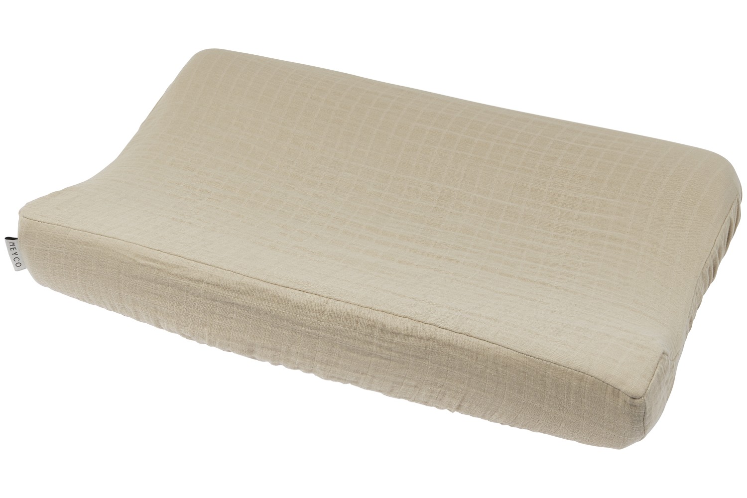 Aankleedkussenhoes Hydrofiel Uni Sand 50x70cm
